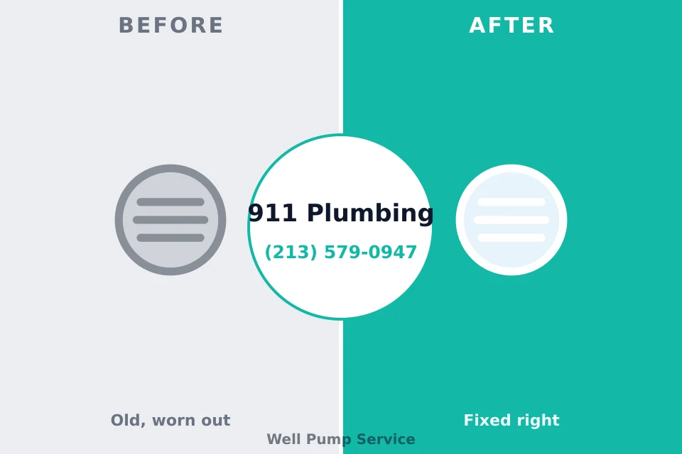 Before and after: plumbing repair Chrisman, IL